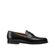 Doucal's Herr läder loafers | svart Black, Herr