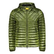 Parajumpers Vattenavvisande dunjacka med huva Green, Herr