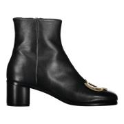 Off White Dekorerade Läder Ankelboots Black, Herr