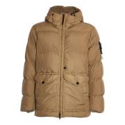 Stone Island Marrone Pufferjacka Aw24 Brown, Herr