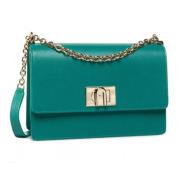 Furla Mini Crossbody Väska i Smaragdgrön Green, Dam