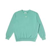 Autry Bicolor Crewneck Sweatshirt Green, Herr