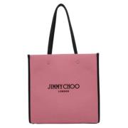 Jimmy Choo Pre-owned Pre-owned Tyg axelremsvskor Pink, Dam