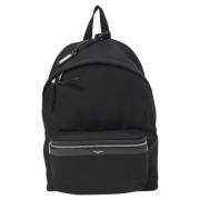 Saint Laurent City Ryggsäck Black, Herr