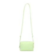 Bottega Veneta Laeder axelremsvskor Green, Dam