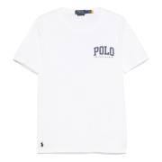 Polo Ralph Lauren Anpassad Slim Fit Bomull T-shirt White, Herr