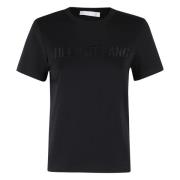 Helmut Lang Slim Logo T-tröja Black, Dam