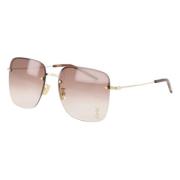 Saint Laurent Rose Unisex Solglasögon SL 312 M Pink, Herr