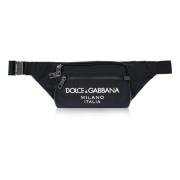 Dolce & Gabbana Mäns Dragkedja Midjeväska Black, Herr