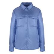 Woolrich Vadderad Nylon Overskjorta Blue, Dam