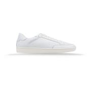 Saint Laurent Läder Snörskor Sneakers White, Herr