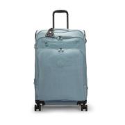 Kipling Expanderbar Spinner Trolley med Flera Fickor Green, Unisex