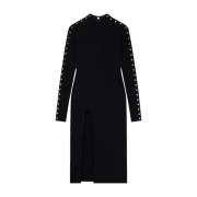 Stella McCartney Nitar Stickad Klänning Black, Dam