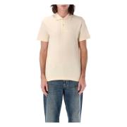 Valentino Garavani Polo Skjorta med VLogo Broderi Beige, Herr