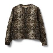 Sofie Schnoor Leopardmönstrad Sweatshirt Elisw Ljusbrun Brown, Dam