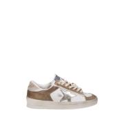 Golden Goose Sneakers med stjärna och klack i läder och mocka Brown, D...