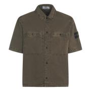 Stone Island Casual Skjortor Kollektion Green, Herr