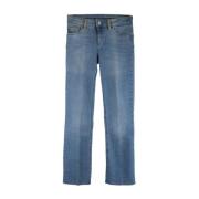 Liu Jo Gyllene Metall Detaljerad Dragkedja Jeans Blue, Dam