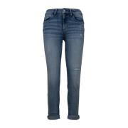 Liu Jo Dam Jeans med Dragkedja och Knapp Blue, Dam