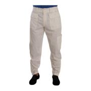 Dolce & Gabbana Wide Trousers Beige, Herr