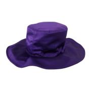 Dolce & Gabbana Elegant lila silke top hat Purple, Dam