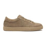 Kazar Taupe sneakers med perforeringar på ovandel Beige, Herr