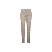 Liu Jo Dragkedja Knapp Dam Jeans Beige, Dam