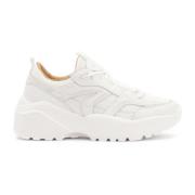 Kazar Vita sneakers på en tjock sula White, Dam