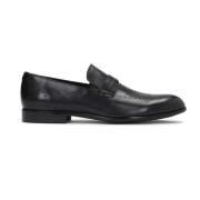 Kazar Svarta loafers för män Black, Herr