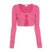 Blumarine Röd Cardigan Pink, Dam