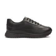 Kazar Svarta minimalistiska sneakers för kvinnor Black, Dam