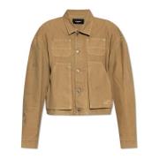 Dsquared2 Jacka med fickor Beige, Dam