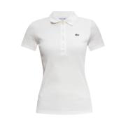 Lacoste Pikétröja med logotyp White, Dam