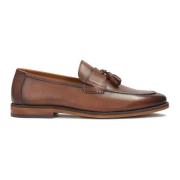 Kazar Herr avslappnad läder loafers Brown, Herr