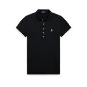 Ralph Lauren Svart Pikétröja Black, Herr