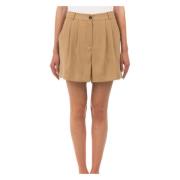 Le Tricot Perugia Kamel Bermuda Shorts Brown, Dam