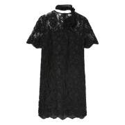 Ermanno Scervino Kort Svart Klänning Black, Dam