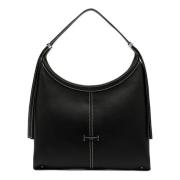 Gianni Chiarini Svart Norma Läder Crossbody-väska Black, Dam