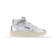 Autry Läder sneakers med snörning för kvinnor White, Dam