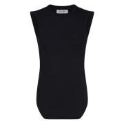 The Attico Svart Tanktop för Kvinnor Black, Dam