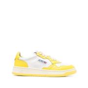 Autry Two-Tone Medalist Sneakers Yellow, Herr