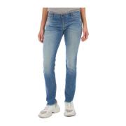 Emporio Armani Push-Up Skinny Jeans Blue, Dam