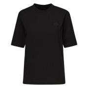 Moncler Svarta Bomull T-shirts och Polos Black, Dam