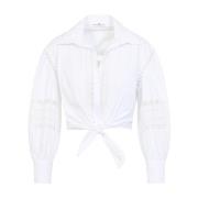 Ermanno Scervino Vit Elegant Skjorta Damkläder White, Dam