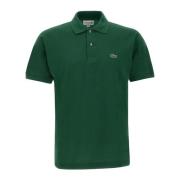 Lacoste Grön Pikétröja med Krokodillogotyp Green, Herr