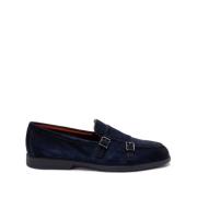 Santoni Marinblå loafers Blue, Herr