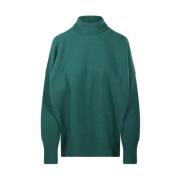 Róhe Smaragd Klassisk Turtleneck Jumper Green, Dam