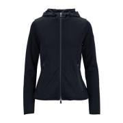 Herno Hooded Zip-Up Jacket Black, Dam