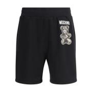 Moschino Ikoniska Logo Sweat Shorts Black, Herr