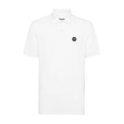 Philipp Plein Klassisk Polo Tröja i Olika Färger White, Herr